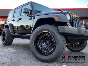 Jeep Custom Wheels (1) - Black Rhino - 20 x 9.5 - Fury - Gloss Black